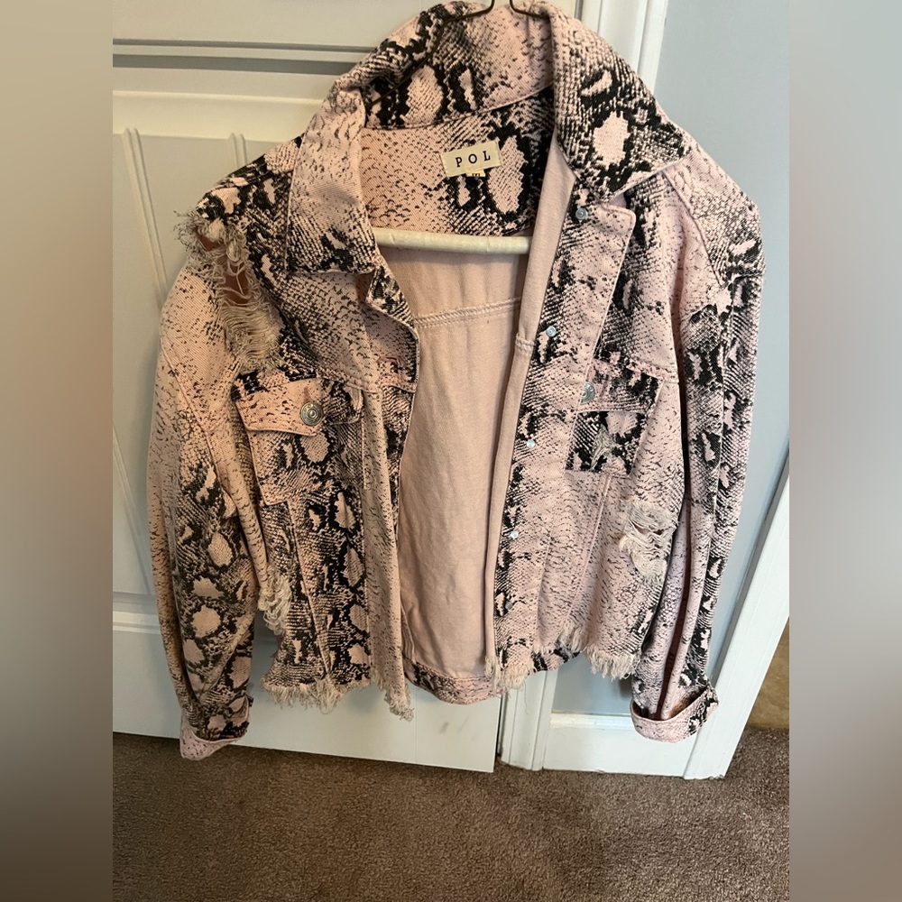 POL Snakeskin Jacket
